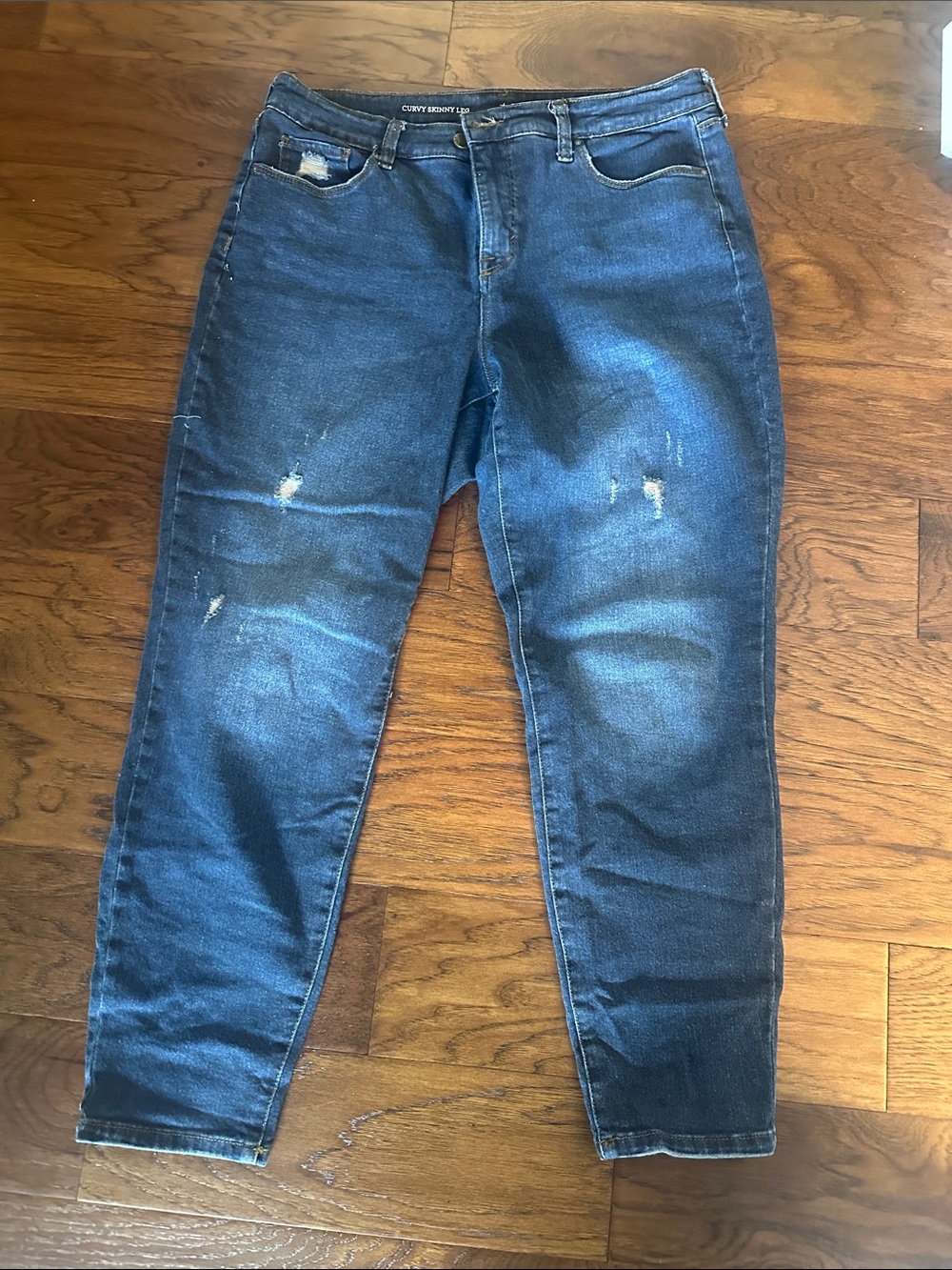 Style & Co. Curvy Skinny Jeans - Indigo Blue